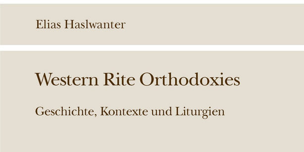 Einband des Buches "Western Rite Orthodoxies"